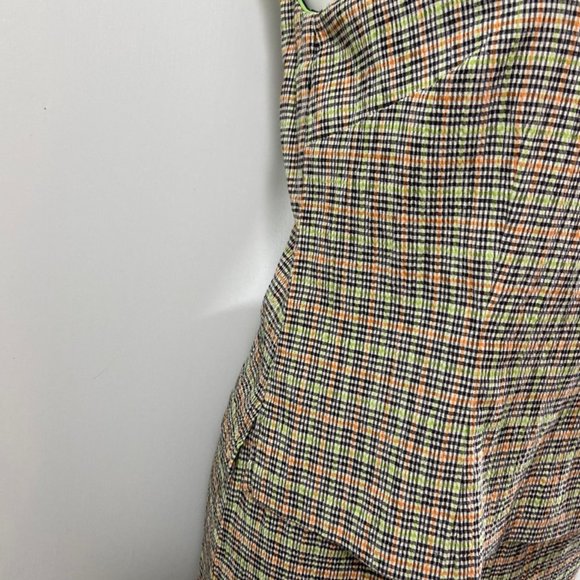 Rabbit Rabbit Rabbit 90s Plaid Mini Dress Sz 10P - Picture 7 of 12